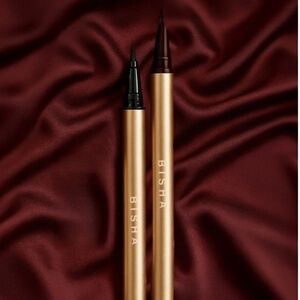NWT BISHA Essential Eye Designer Duo Liquid Liner Set Black Brown